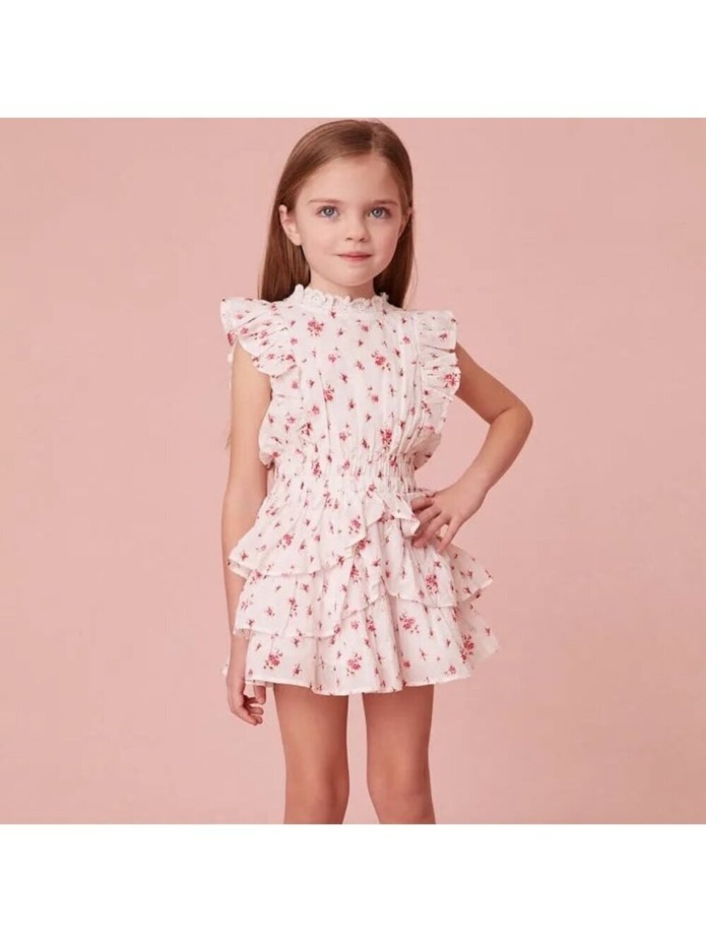 Loveshackfancy Girls Decker Cotton Dress